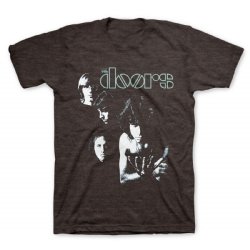 The Doors Light Group Shot Black T-Shirt