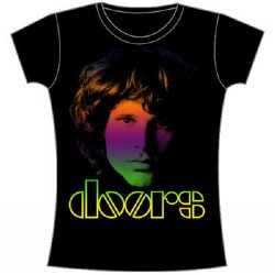 The Doors Morrison Gradient Face Black Junior T-Shirt