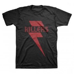 The Killers Red Bolt Black T-Shirt