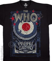 The Who Pinball Wizard Black T-Shirt