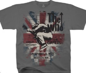 The Who Alive At The Garden Charcoal Athletic T-Shirt