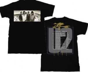 U2 Joshua Tree Black T-Shirt
