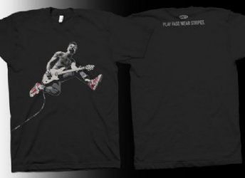 Eddie Van Halen Edward Jumping Black T-Shirt