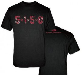 Eddie Van Halen Stripes Logo Black T-Shirt