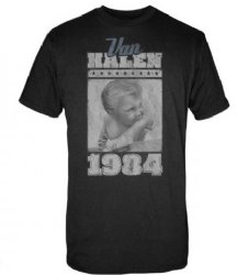 Van Halen Vintage Baby Jumbo Print Black T-Shirt