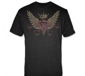Van Halen Wings Black T-Shirt