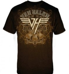 Van Halen Rock N Roll Brown T-Shirt