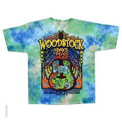 Woodstock Music Festival Tie Dye T-Shirt