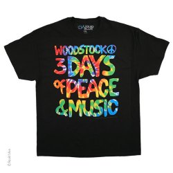 Woodstock Black T-Shirt