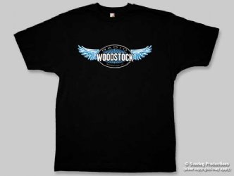 Woodstock Radio Woodstock Black T-Shirt